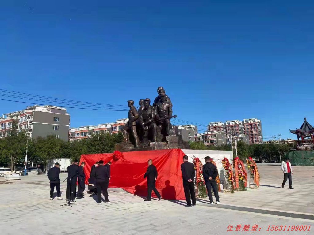 第一党支部铸铜人物群雕汉白玉浮雕底座 (4) 第一党支部铸铜人物群雕汉白玉浮雕底座 (4)