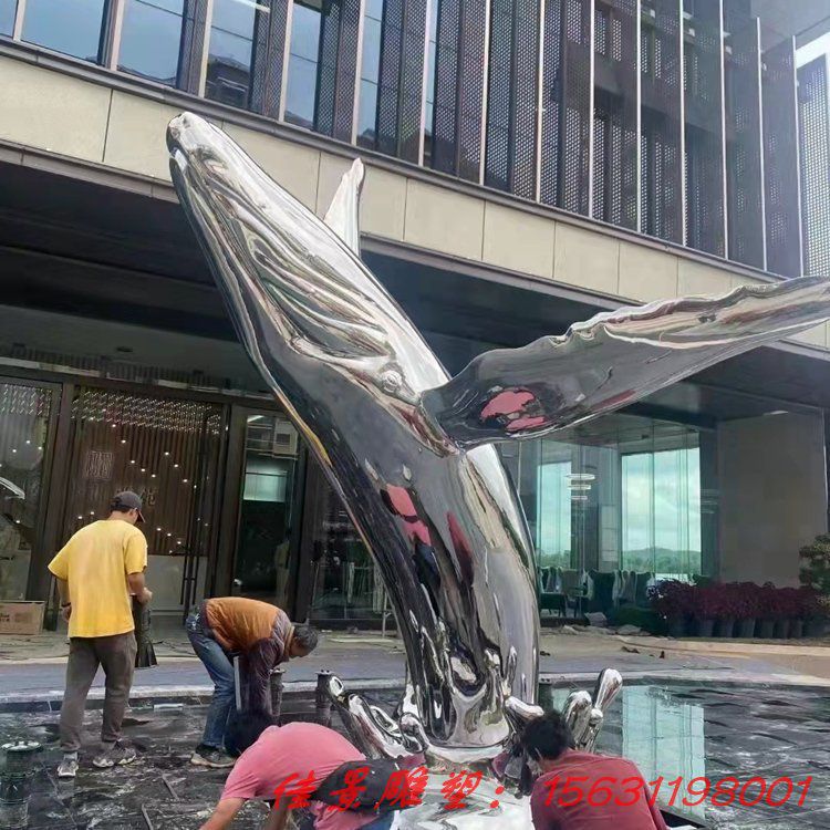 不锈钢鲸鱼雕塑 镜面海洋鱼类雕塑 (5) 不锈钢鲸鱼雕塑 镜面海洋鱼类雕塑 (5)