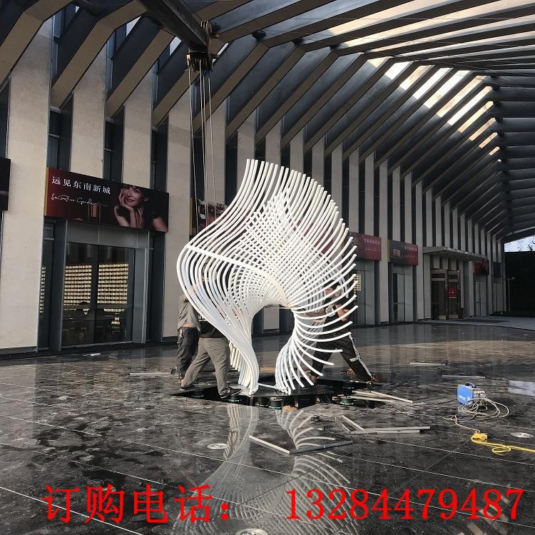 不锈钢户外广场摆件抽象雕塑景观饰品制作不锈钢雕塑 (4) 不锈钢户外广场摆件抽象雕塑景观饰品制作不锈钢雕塑 (4)