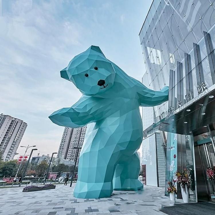 网红熊雕塑在城市景观中起到了哪些作用