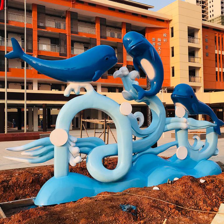 江豚雕塑在城市公共空间中发挥着怎样的作用