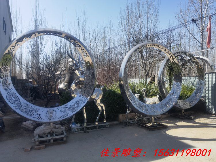 未来圆环雕塑设计的发展趋势有哪些，会融入哪些新技术、新理念