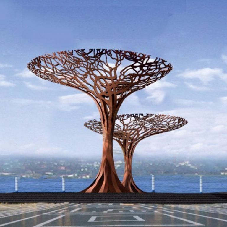 不锈钢廊架雕塑的艺术价值如何体现