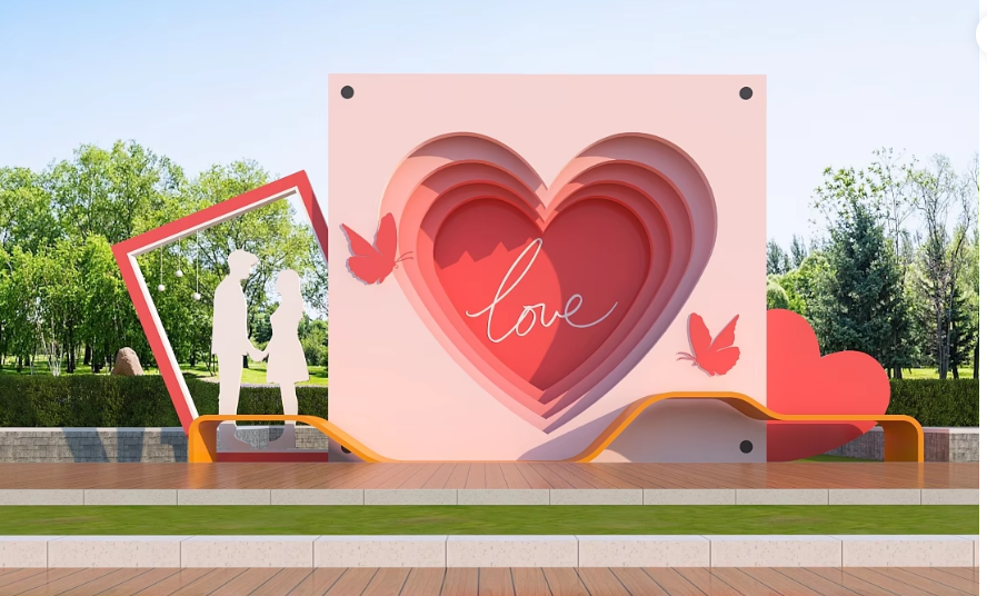 景观雕塑如何与周边景观（绿植、建筑、水体）形成有机整体