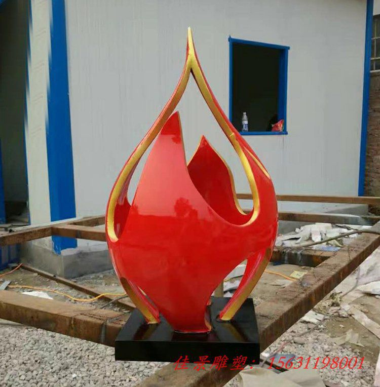 不锈钢抽象火龙果雕塑广场景观摆件
