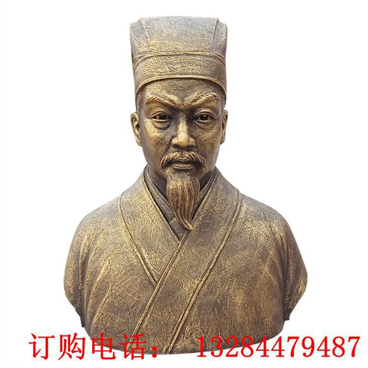 人物头像铸铜雕塑