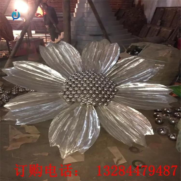 不锈钢向日葵雕塑