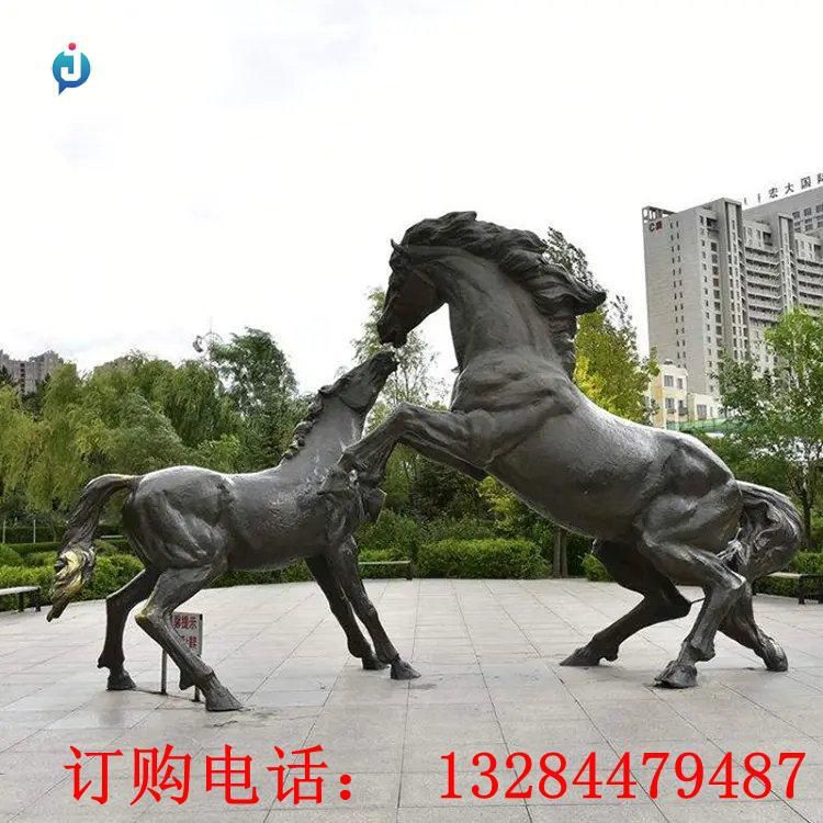 铸铜动物马雕塑