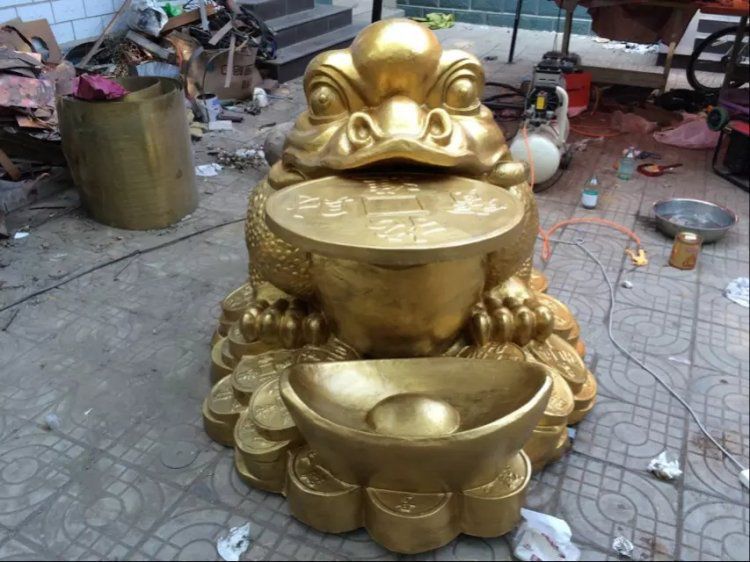 金蟾动物广场景观铜雕