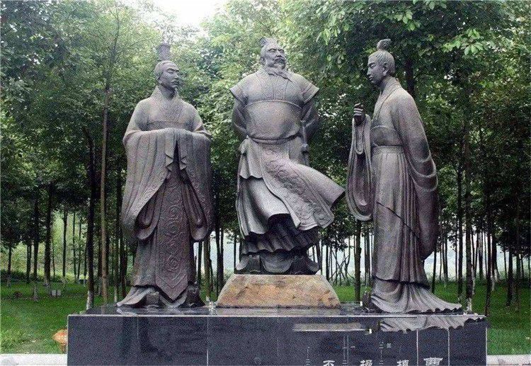 古代名人景观标志铜雕