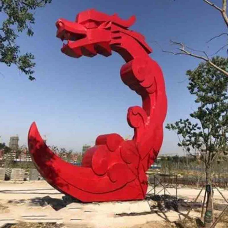 城市龙头动物景观雕塑