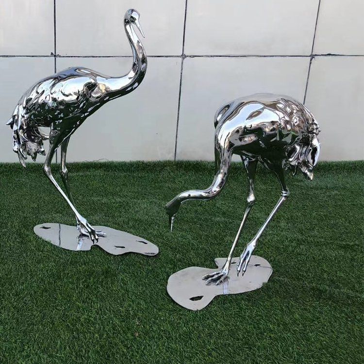 火烈鸟动物景观雕塑