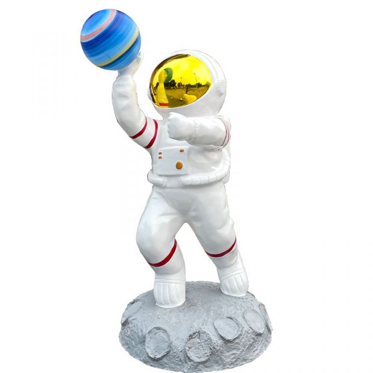 不锈钢广场外星人雕塑