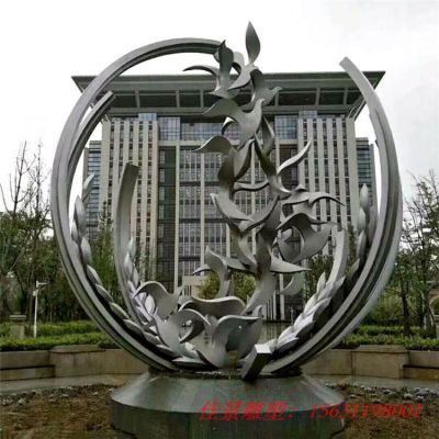 不锈钢城市企业雕塑
