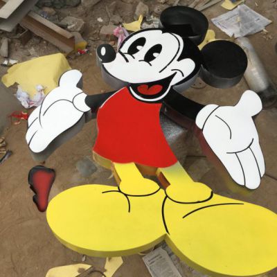 不锈钢卡通米老鼠雕塑