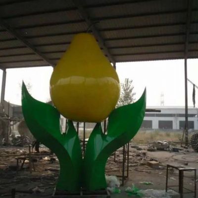 不锈钢梨城市景观雕塑