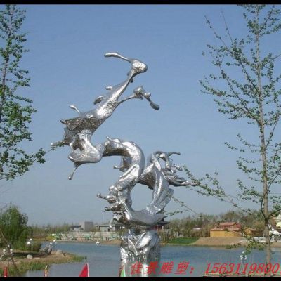 不锈钢企业抽象龙