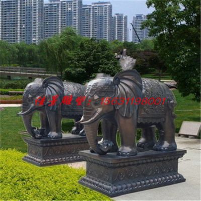 铜雕吉祥如意大象