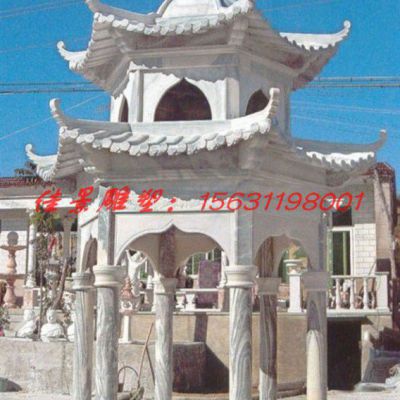 景区建筑凉亭石雕