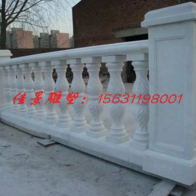 小区栏杆石雕