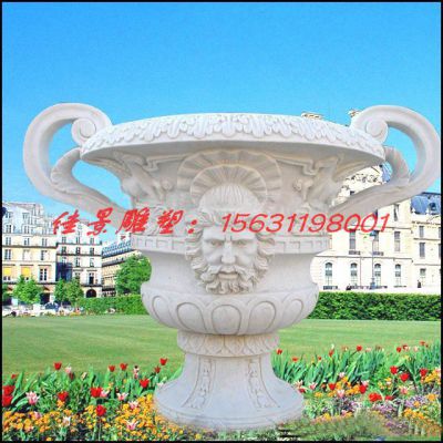 公园景观花盆石雕