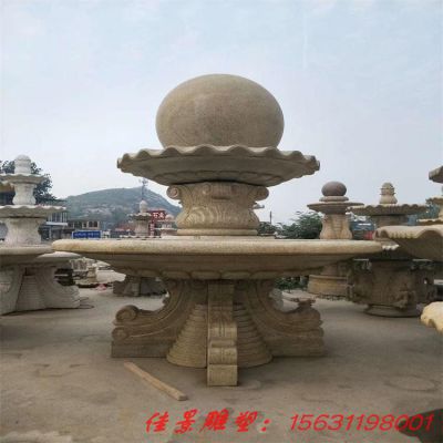 公园风水球大型石雕