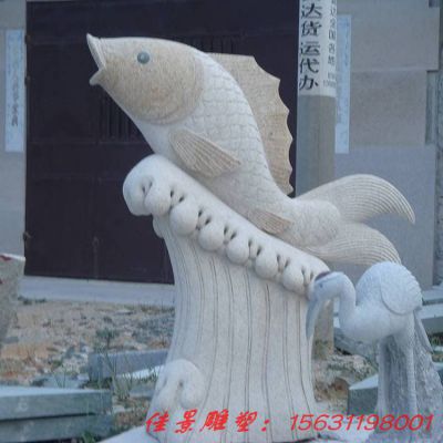 园林动物石雕喷泉