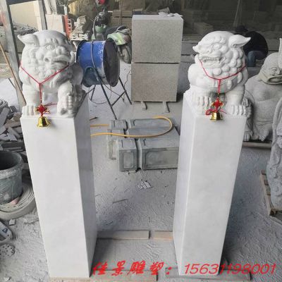 庭院貔貅拴马桩石雕