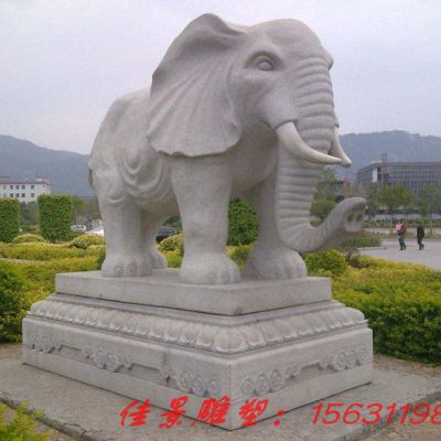 石雕动物大象