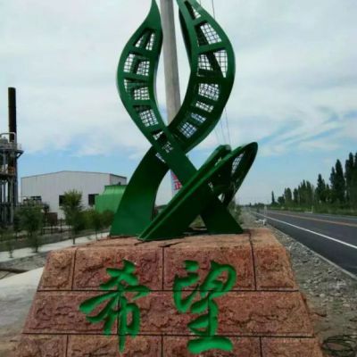不锈钢希望校园雕塑
