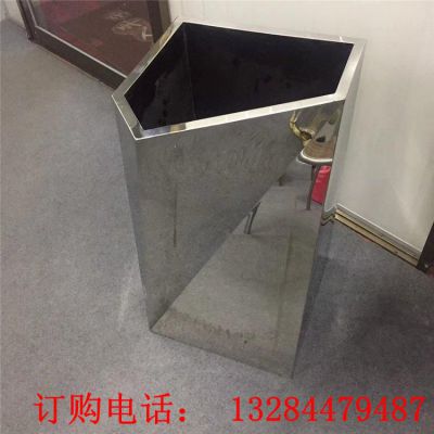 不锈钢创意花盆雕塑