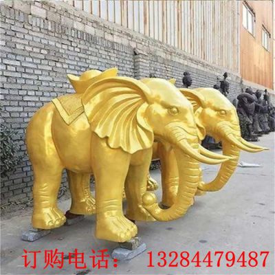 铸铜大象造型雕塑