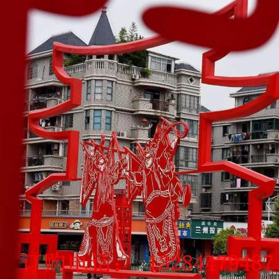 不锈钢剪影造型雕塑