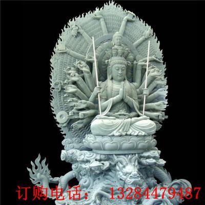 大型佛雕千手观音造型雕塑
