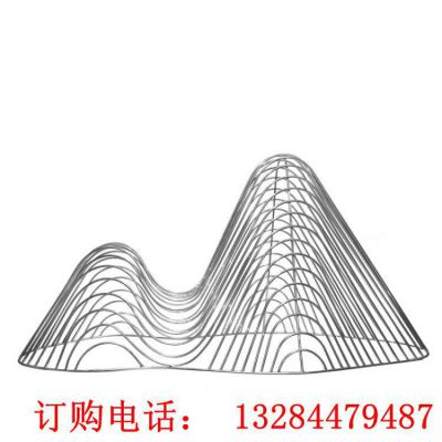 不锈钢镂空假山雕塑