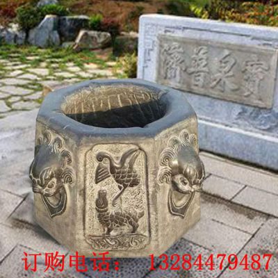 雕刻井口石雕