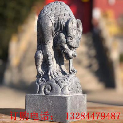 吸水兽雕刻石雕
