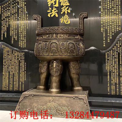大型鼎铸铜雕塑
