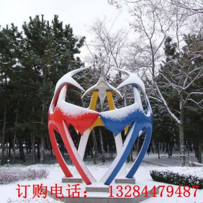 不锈钢镂空抽象圆球雕塑