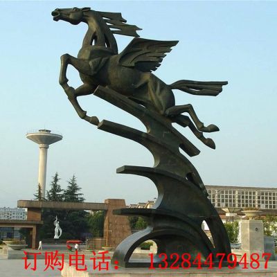 大型飞马铸铜雕塑