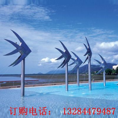 不锈钢鱼雕塑