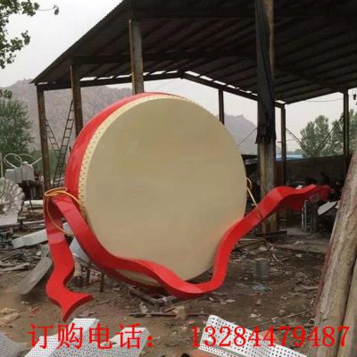 不锈钢鼓雕塑