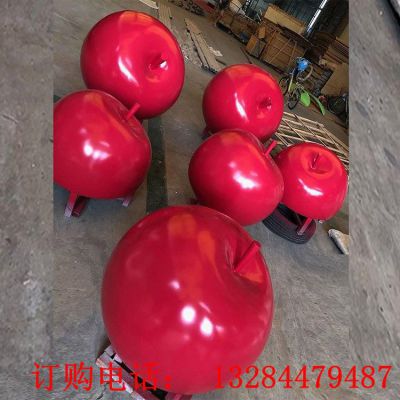 不锈钢苹果雕塑