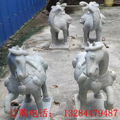 石雕大理石马雕塑