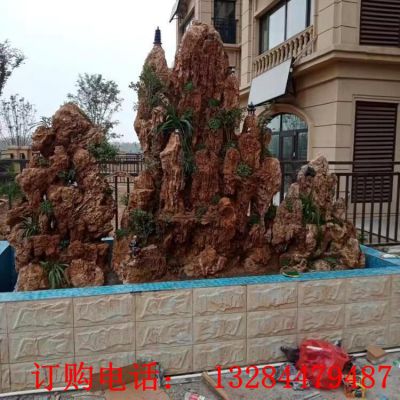 石雕喷泉假山雕塑