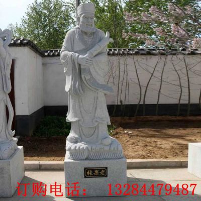 石雕八仙过海张果老雕塑
