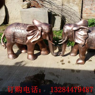 铸铜大象雕塑