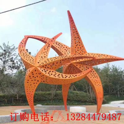 大型不锈钢海星雕塑
