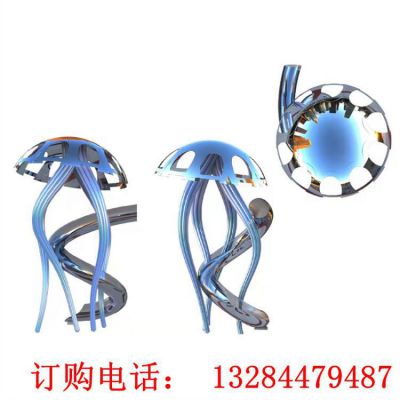 不锈钢水母雕塑