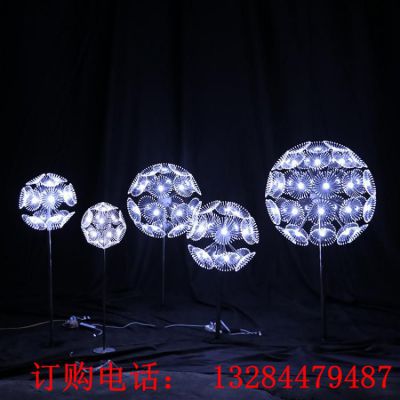 不锈钢蒲公英雕塑